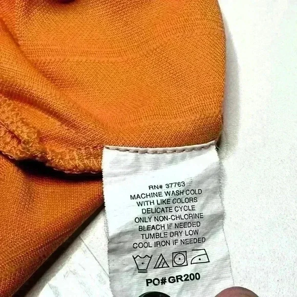 PGA Tour Men's Orange Polo EUC SIze XXL - Picture 5 of 5